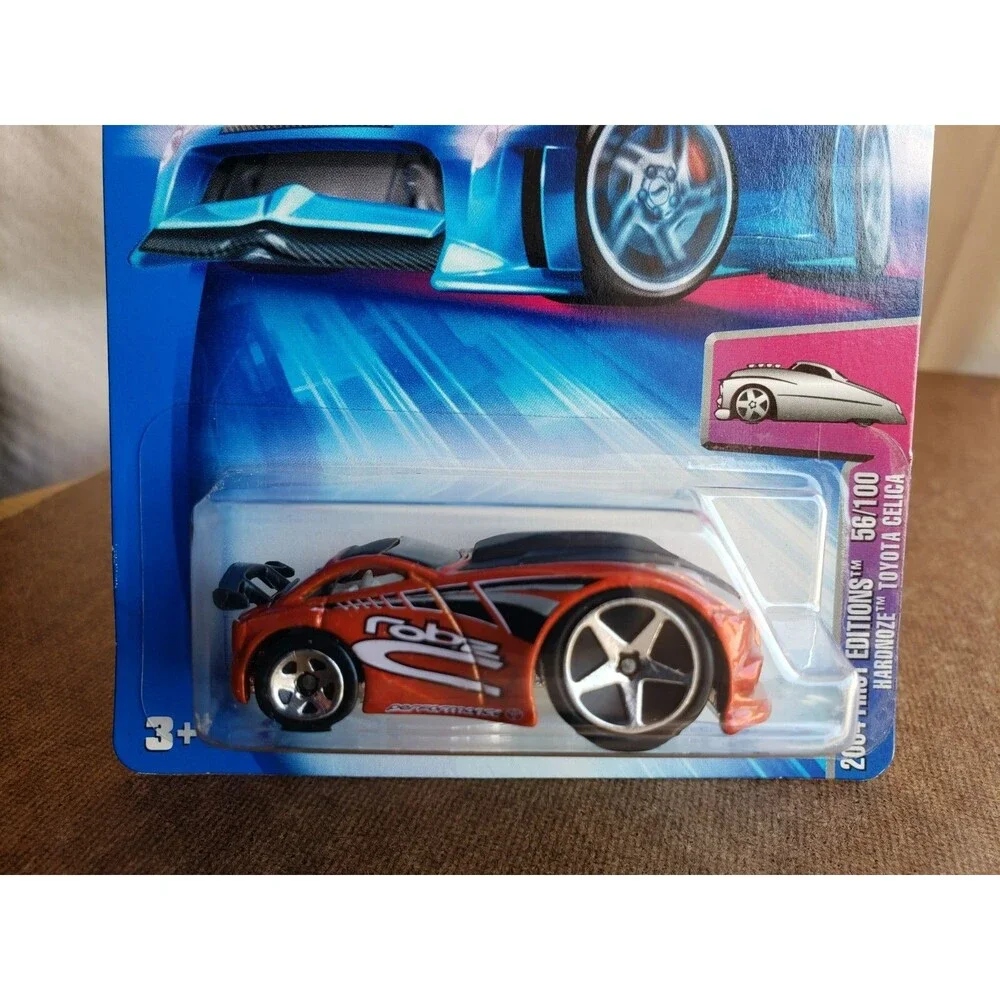 VTG Hot Wheels HARDNOZE TOYOTA CELICA Orange 56/100 2004 First Editions 1:64 5SP
